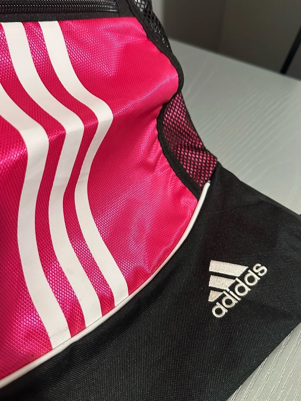 Adidas women’s Pink Drawstring Sports Bag